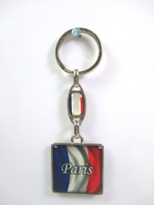 Schlüsselanhänger Paris Frankreich Flagge Souvenir Keyring France NEU