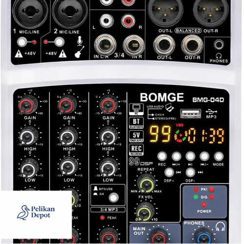 Bomge kanal audio mischpult - bomge, 4-kanal