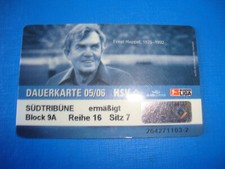 2005 Ticket Dauerkarte HSV Hamburger SV Eintrittskarte Sammler Bundesliga