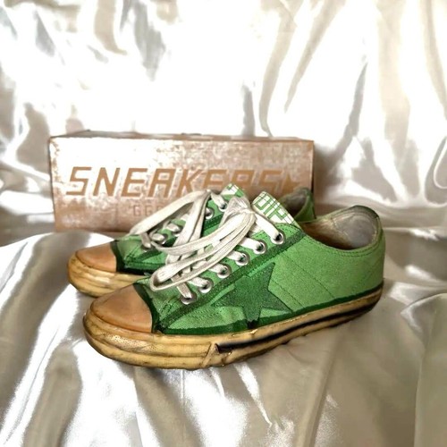Golden goose ggdb vstar2 green - goose,