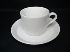 Arzberg Tric Weiß  Kaffeetasse & Untere  Porzellan     (K75#513)