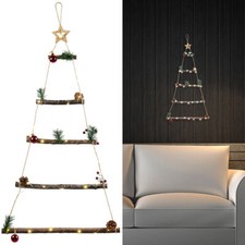 infactory Deko-Holzleiter mit