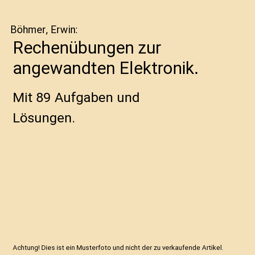 Rechenübungen zur angewandten
