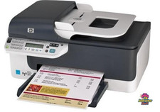 HP Officejet J4680 4-in-1 Tintenstrahldrucker Multifunktionsgerät ADF WLAN Win10