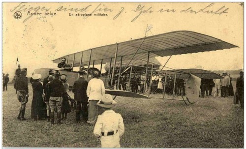 Armee belge un aeroplane - belge,