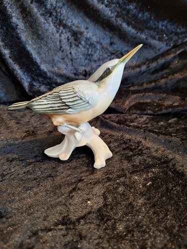 Farbige porzellanfigur vogel - farbige,