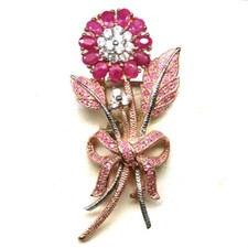 Edelstein Rot Rubin , Rosa