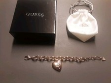 GUESS Armband mit Anhänger Herz rosegold mit vielen Steinen, 19,5 cm, NEU!