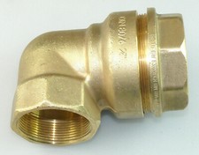 RAUFOSS ISIFLO ÜBERGANGSWINKEL 63 MM x 2" IG PE ROHR WINKEL FITTING ÜBERGANG