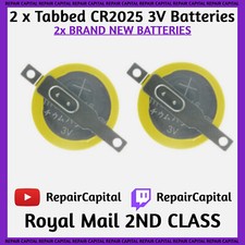 🔋 2 x Tabbed CR2025 3V