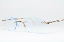 OWP Designe 1551-458 Brille Eyeglasses Bril Glasögon Randlos Rimless Rare