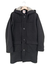 LACOSTE Kapuzenmantel Damen Mantel Gr. DE 32 schwarz Casual-Look