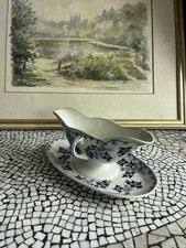 Antike Sauciere Villeroy Boch Mettlach Elbe  19 Jhd