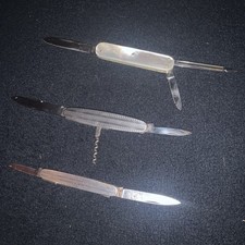 3x Vintage Taschenmesser D