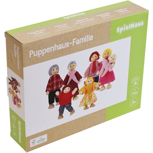 Beeboo holz puppenhaus familie - beeboo,