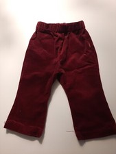H&M Baby Mädchen CordHose jeans Gr.80 bordeaux Gummizugbund Neu
