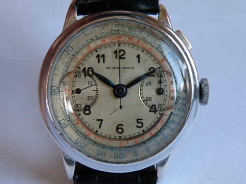 Nicolet watch chrono oversize - watch,