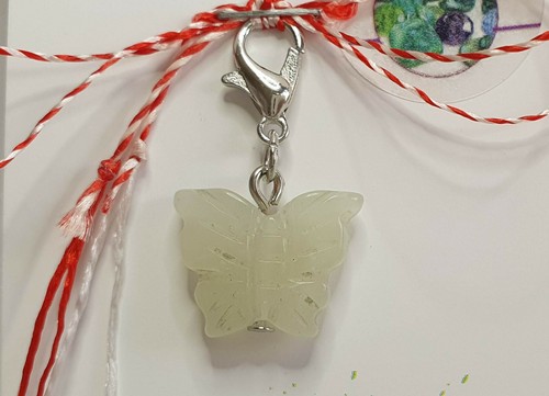 Martisor charm aus edelsteine - martisor,,