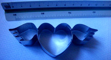 Plätzchenform, Ausstecher für Kekse, flying Heart, Herzform zum selber backen