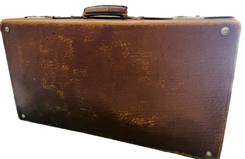 Lederkoffer echt vintage - *,