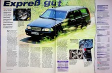 Sport Auto 01/1998 Volvo V 70 T5 mit 272PS von Heico im TEST auf 2 Seiten