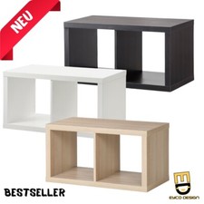 🔵🟡 IKEA Kallax 77x41 cm Regal 2 Fächer Wand Hängeregal Bücherregal Vitrine