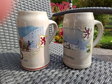 Steinkrug Fletzinger Bräu Wasserburg a. Inn 300 Jahre / 850 Jahr Feier Bierkrug