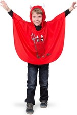 Roter kinder teufelumhang - kinder,