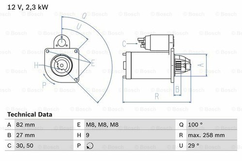 Bosch 986 018 950 - 018, starter