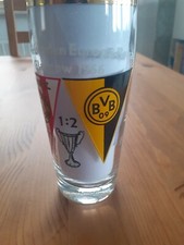 Altes BVB Borussia Dortmund Bierglas Endspiel Europa Pokal 1966 Rarität Fußball