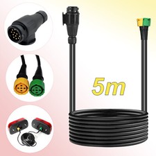 Kabelsatz 5m Stecker 13-polig Anhängerkabel Anhänger Stromkabel Rückleuchten PKW