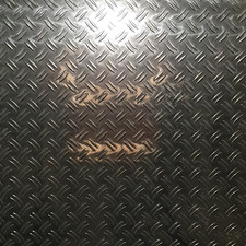 Aluminium Riffelblech I gleitfreie Stahlplatte I Restposten I