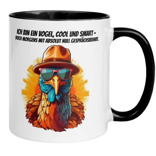 Tasse vogel morgens - tasse, „morgens