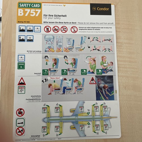 Safety card condor - safety,