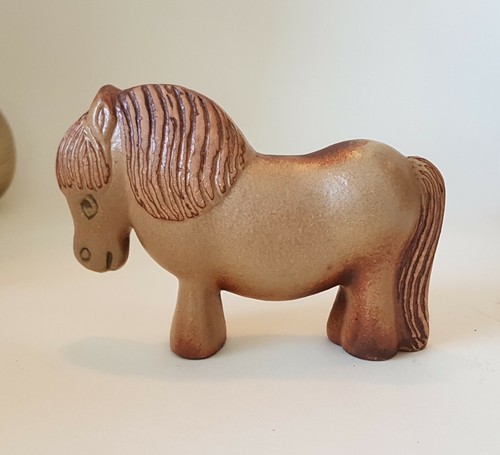 Vintage pony lisa larson - vintage, figur