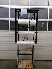 Rollenständer schwerlast bodenmontiert Abrollständer 4 Achsen 85cm Rollen breite