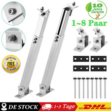 Aufständerung Solar Modul Halterung Set für Balkonkraftwerk Flachdach Fassade DE