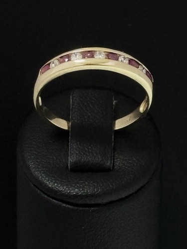 Goldring mit rubin und - rubin,