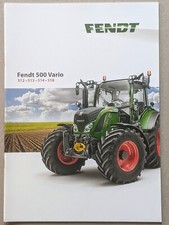 FENDT 500 Vario 516 514 513 512 Traktoren Prospekt Bulldog Schlepper