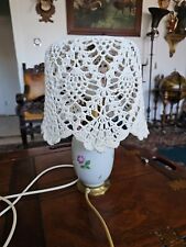 Tischlampe Augarten Wiener Rose Porzellan Vintage