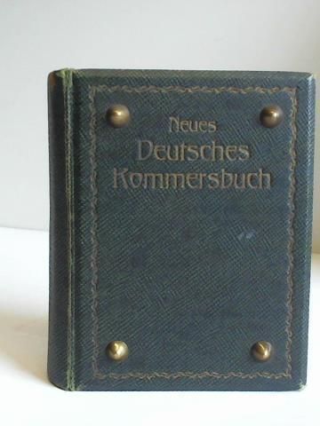Neues deutsches kommersbuch - neues,