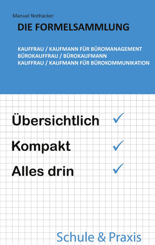 Die formelsammlung kauffrau - die, formelsammlung: