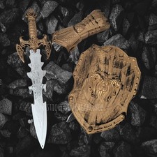 Ritterkostüm Jungen Schwert Schild Handschuh Ritter Fasching Halloween Fantasy