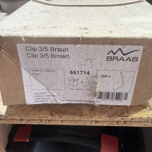 Braas sturmhaken clip3 - sturmhaken, braun