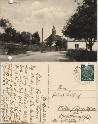Ansichtskarte arnsdorf - ansichtskarte,