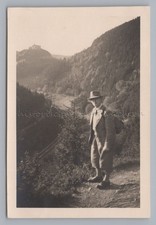 Man Walking to Lauenstein