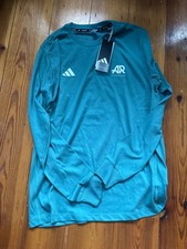 Adidas Runners Longsleeve Shirt Longsleeve Small Powder Teal Unisex Neu
