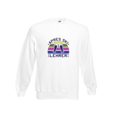 Apres Ski Lehrer | Biergläser | Skier Sweatshirt Weiß