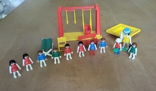 Playmobil Spielplatz mit Schaukel, Sandkasten, Bank und Figuren