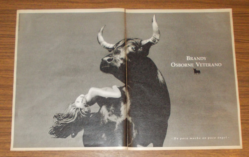 Seltene werbung brandy - brandy, osborne